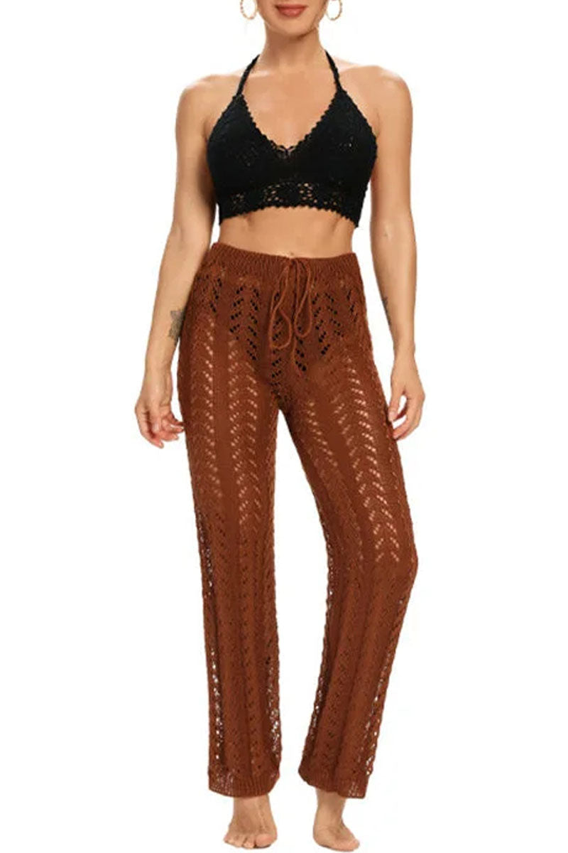 Boho Crochet Trousers