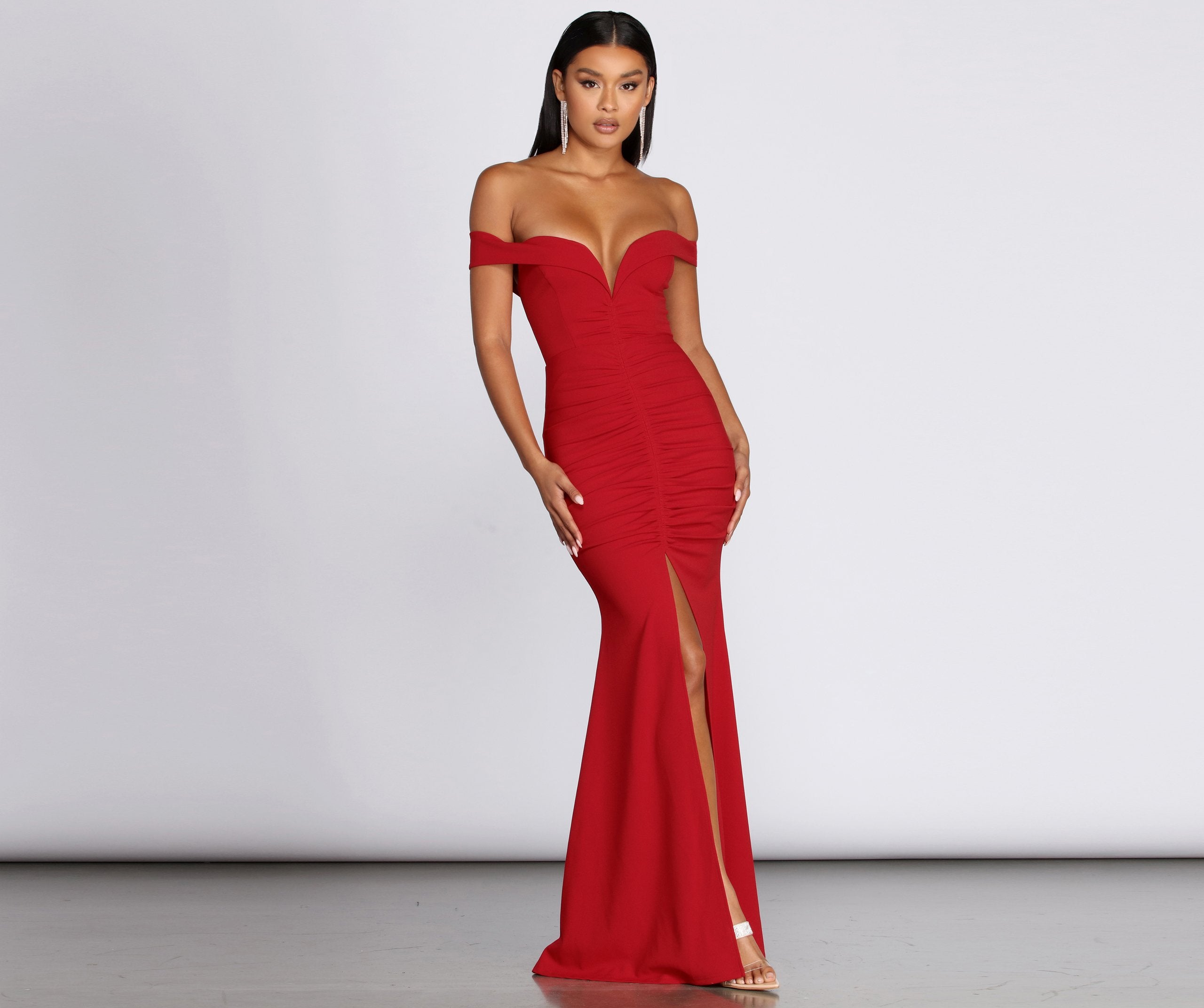 Camryn Sweetheart Long Gown - Fashionpara