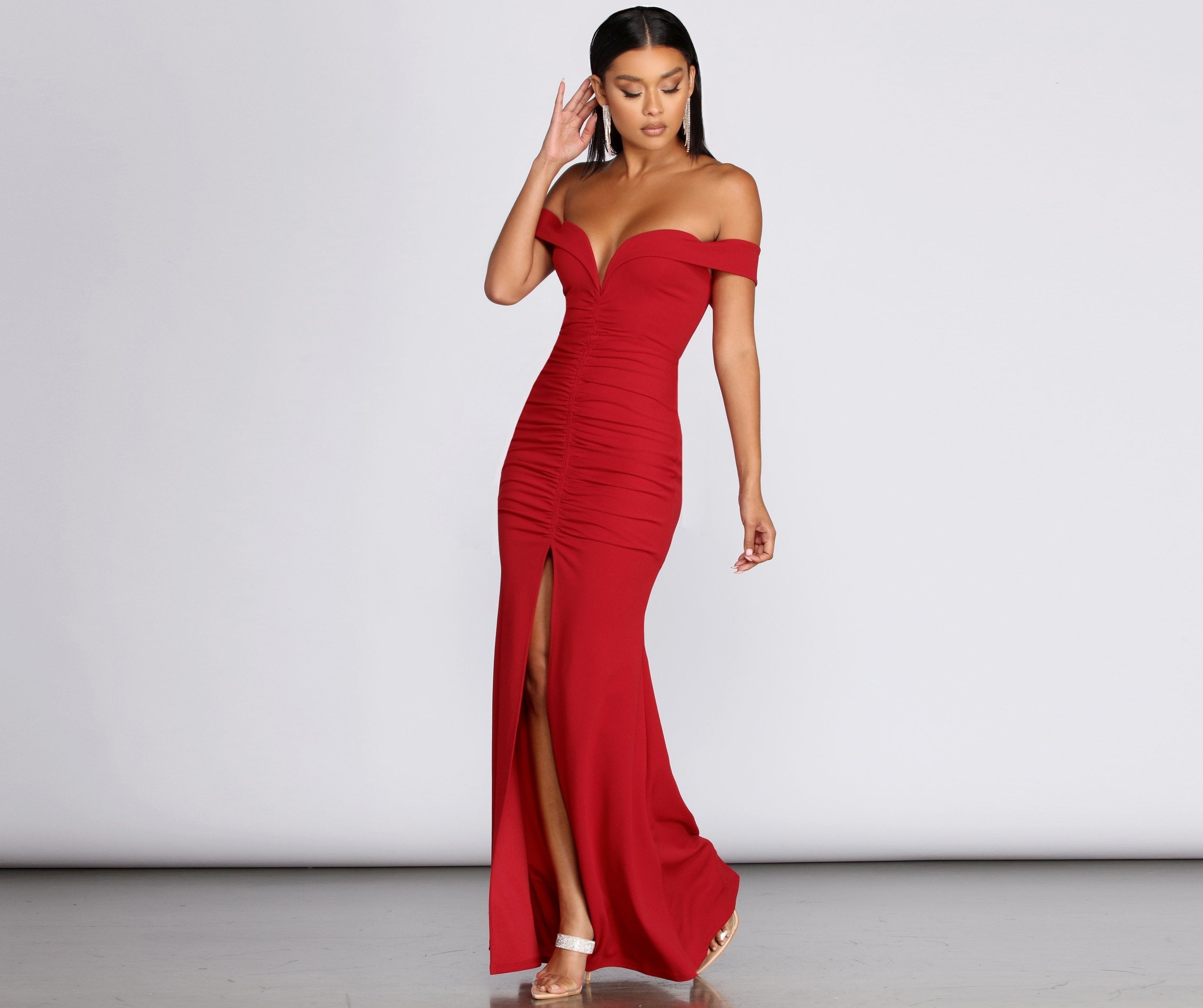 Camryn Sweetheart Long Gown - Fashionpara