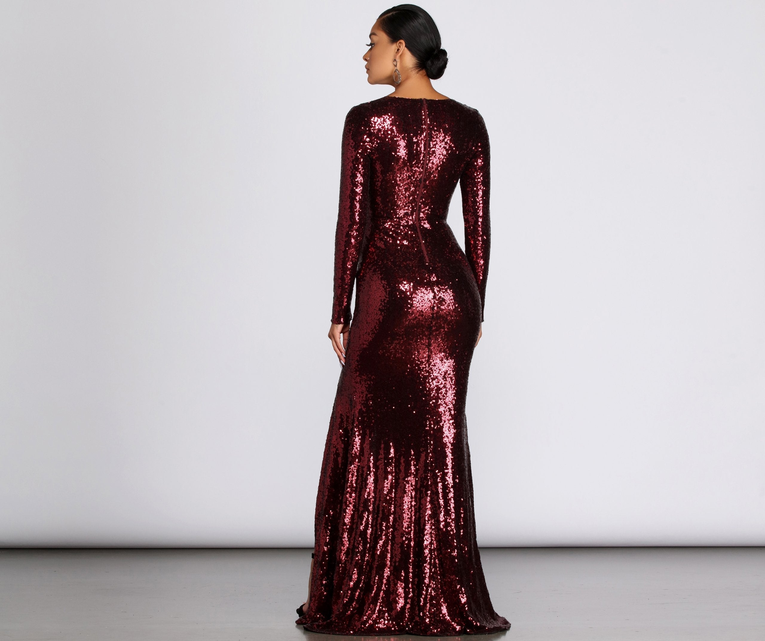 Braelynn Formal Sequin Mermaid Dress - Fashionpara