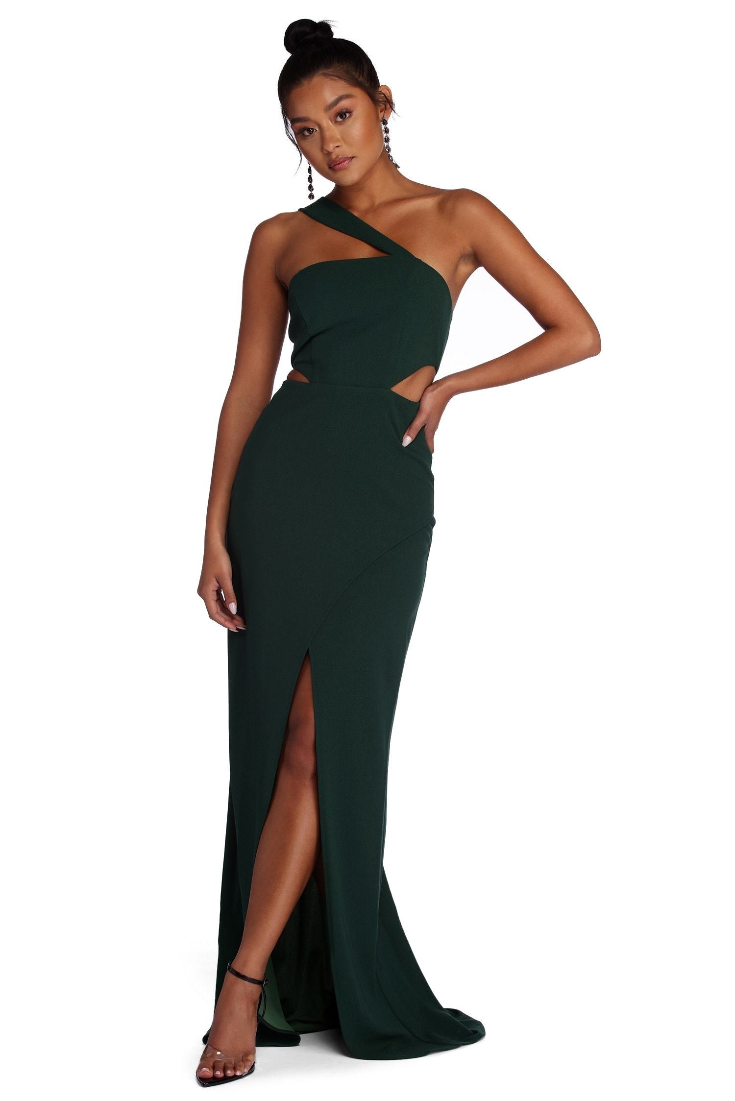 Erica Formal One Shoulder Dress - Fashionpara