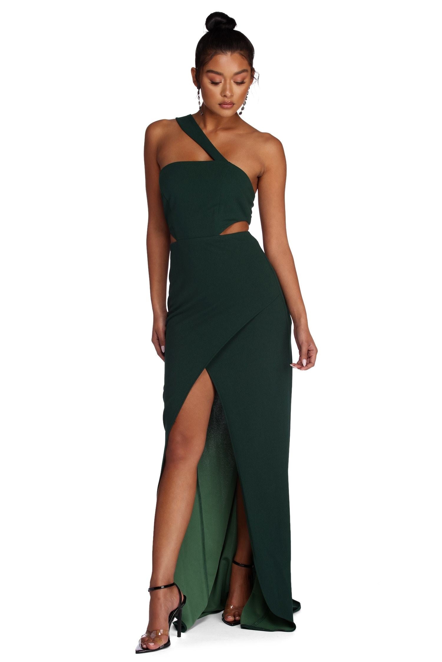 Erica Formal One Shoulder Dress - Fashionpara