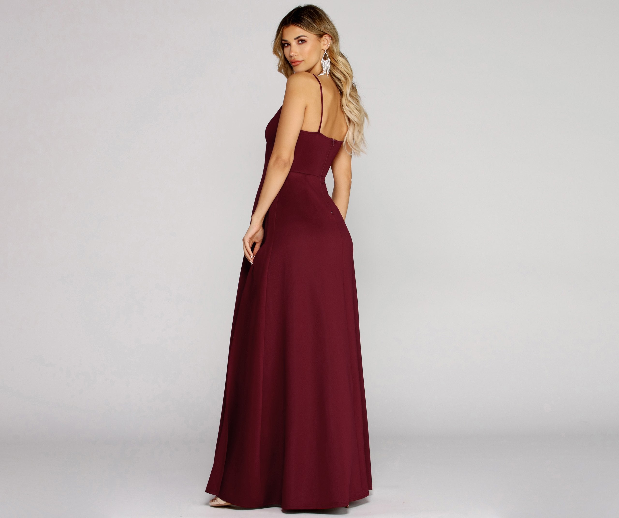 Avianna Formal High Slit Dress - Fashionpara