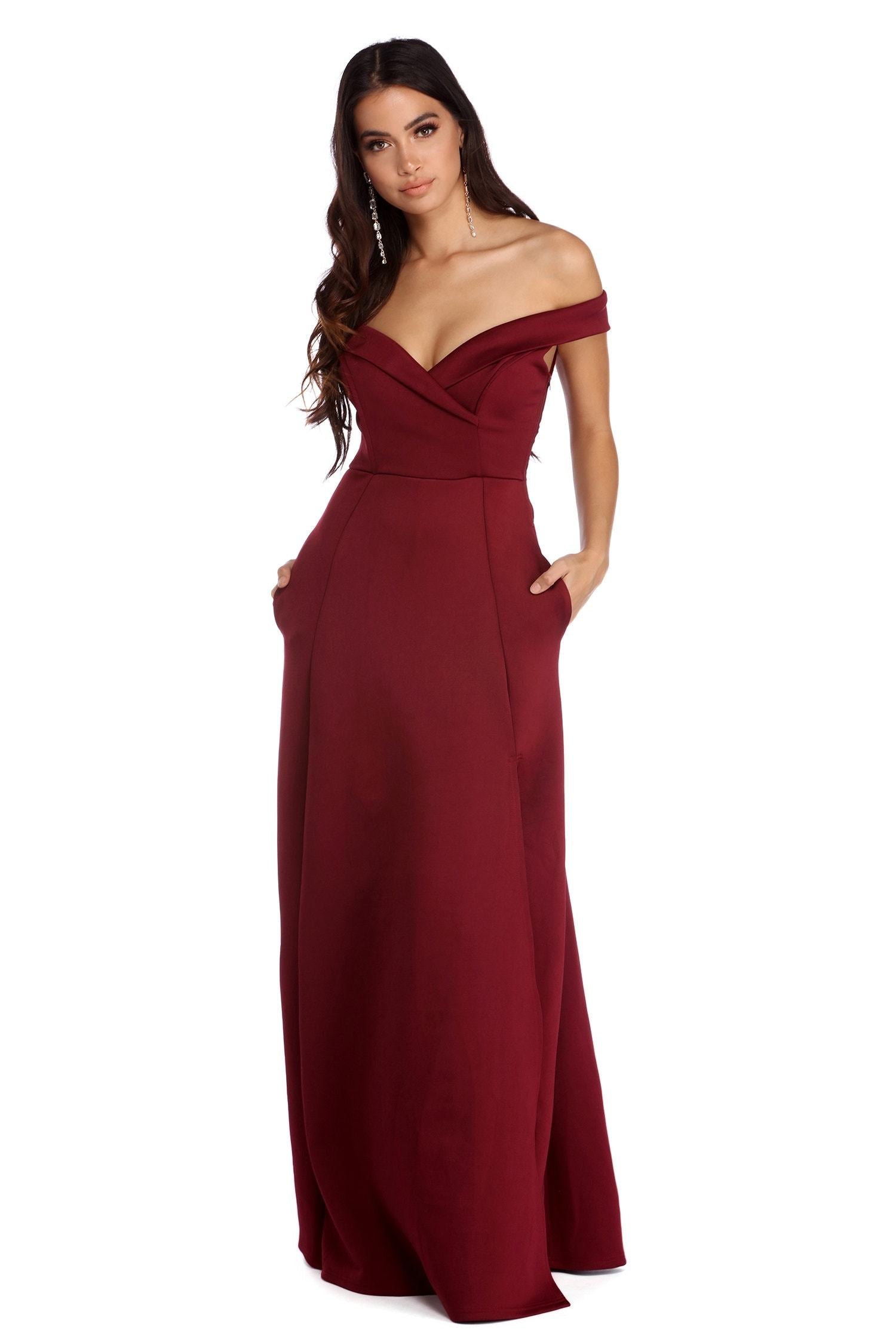 Christine Off The Shoulder Ball Gown - Lady Occasions