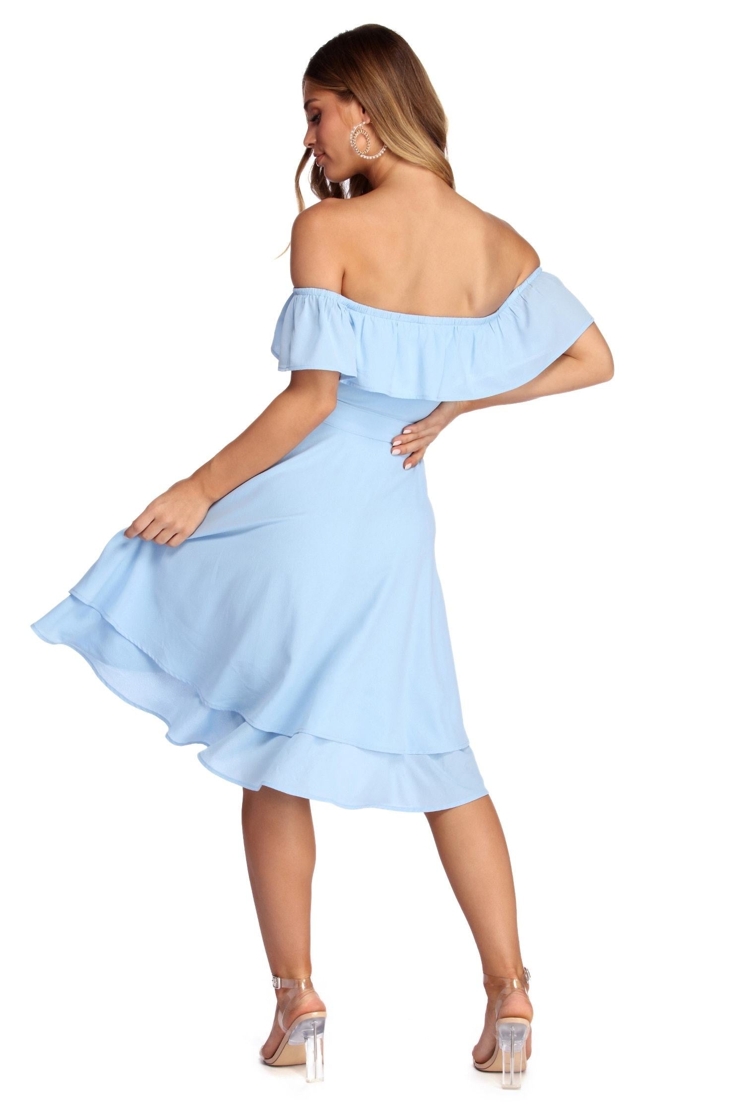 Chasing Dreams Ruffle Dress - Fashionpara