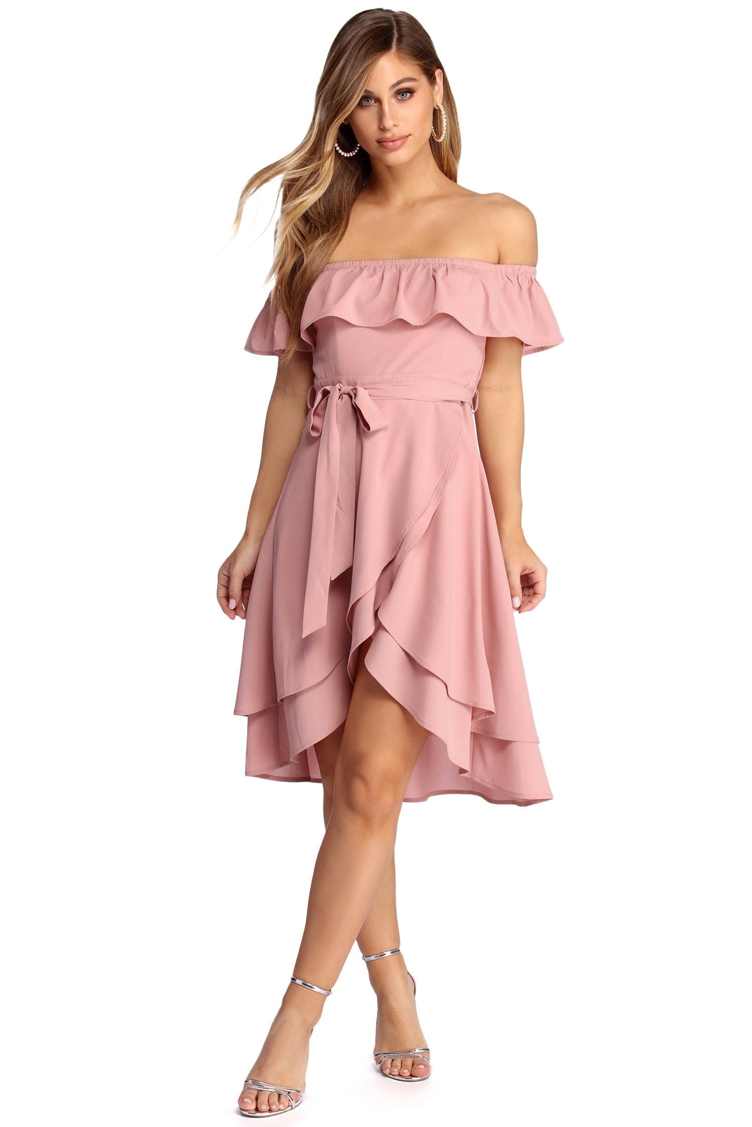 Chasing Dreams Ruffle Dress - Fashionpara