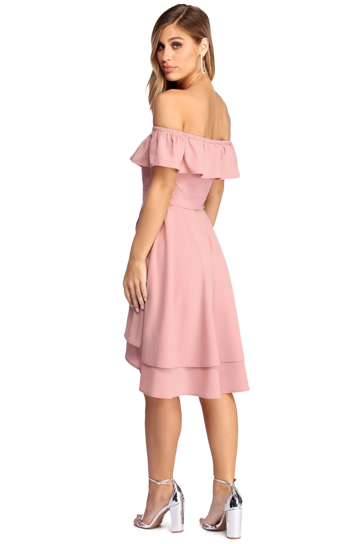 Chasing Dreams Ruffle Dress - Fashionpara