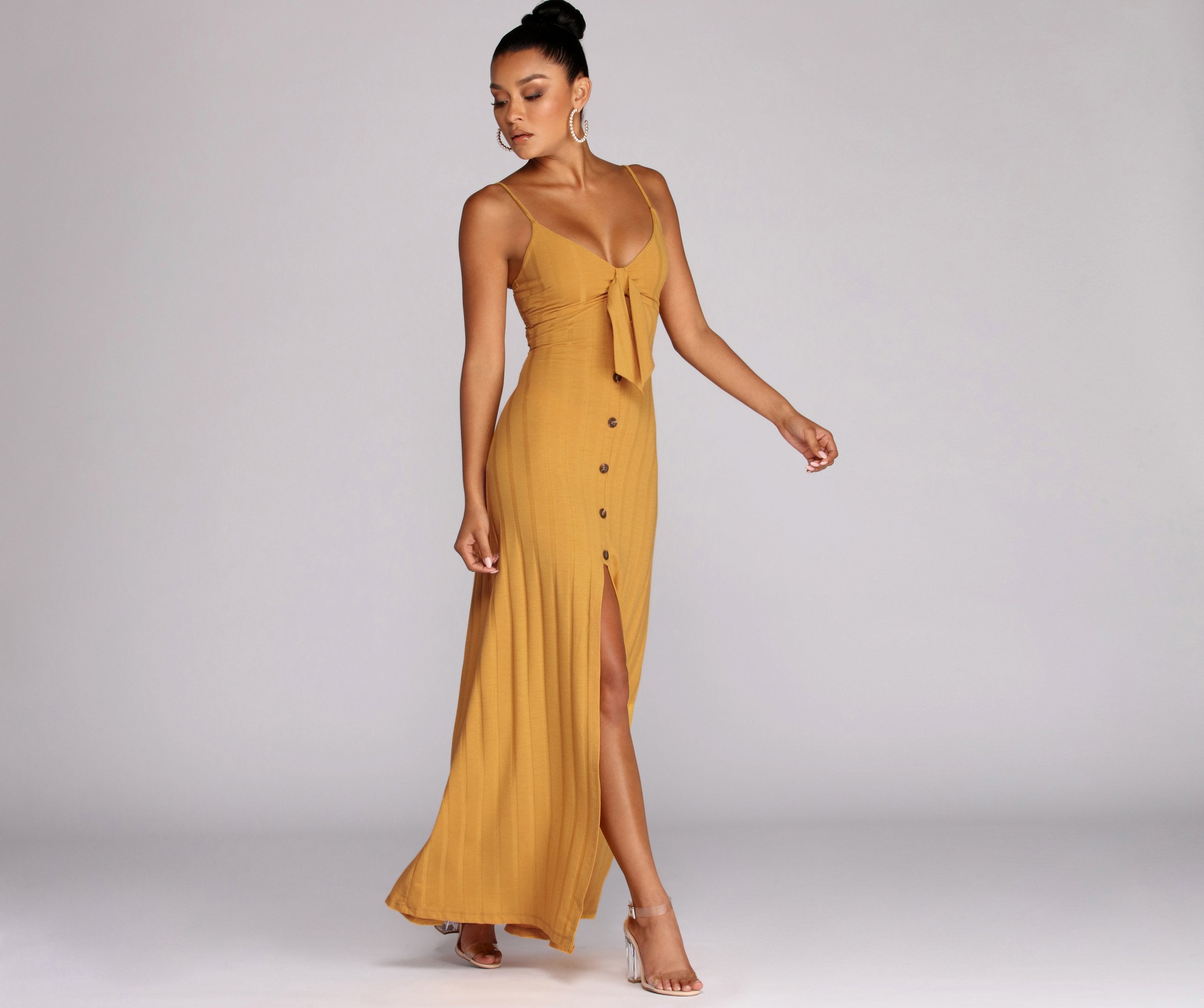 Button Down Beauty Maxi Dress - Fashionpara