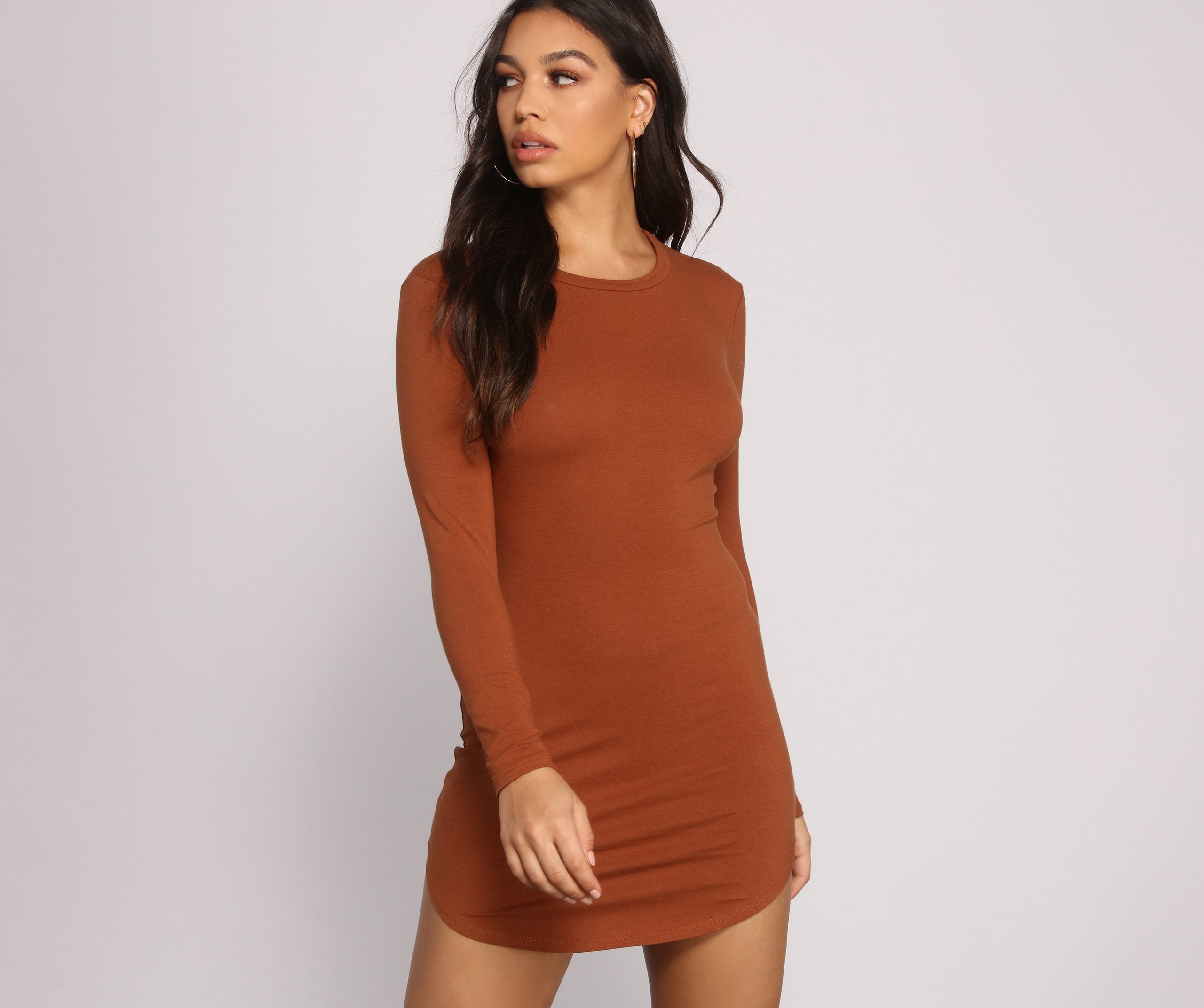 Back to Basics Knit Mini Dress