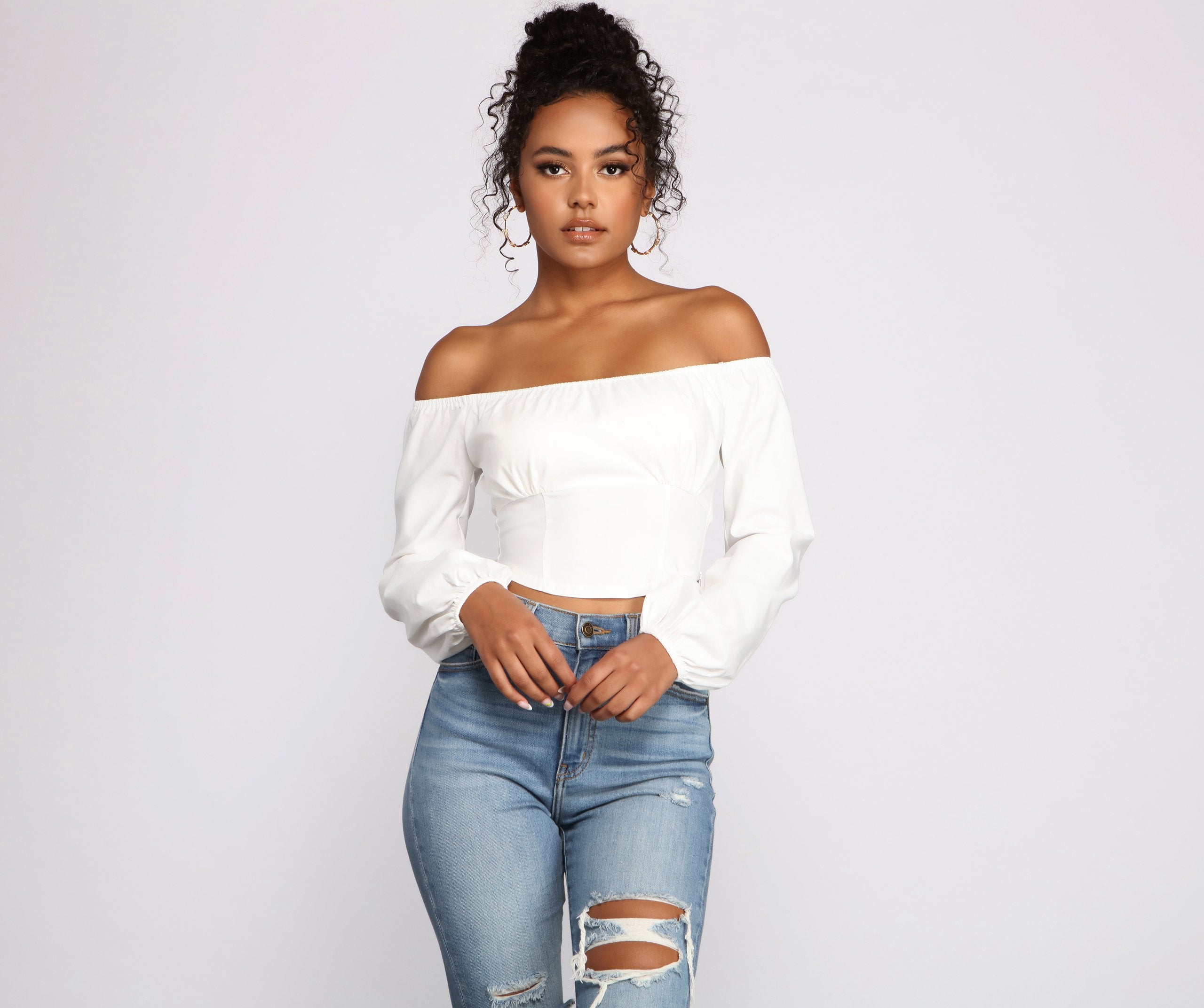 Chic Trends Cropped Corset Top - Fashionpara