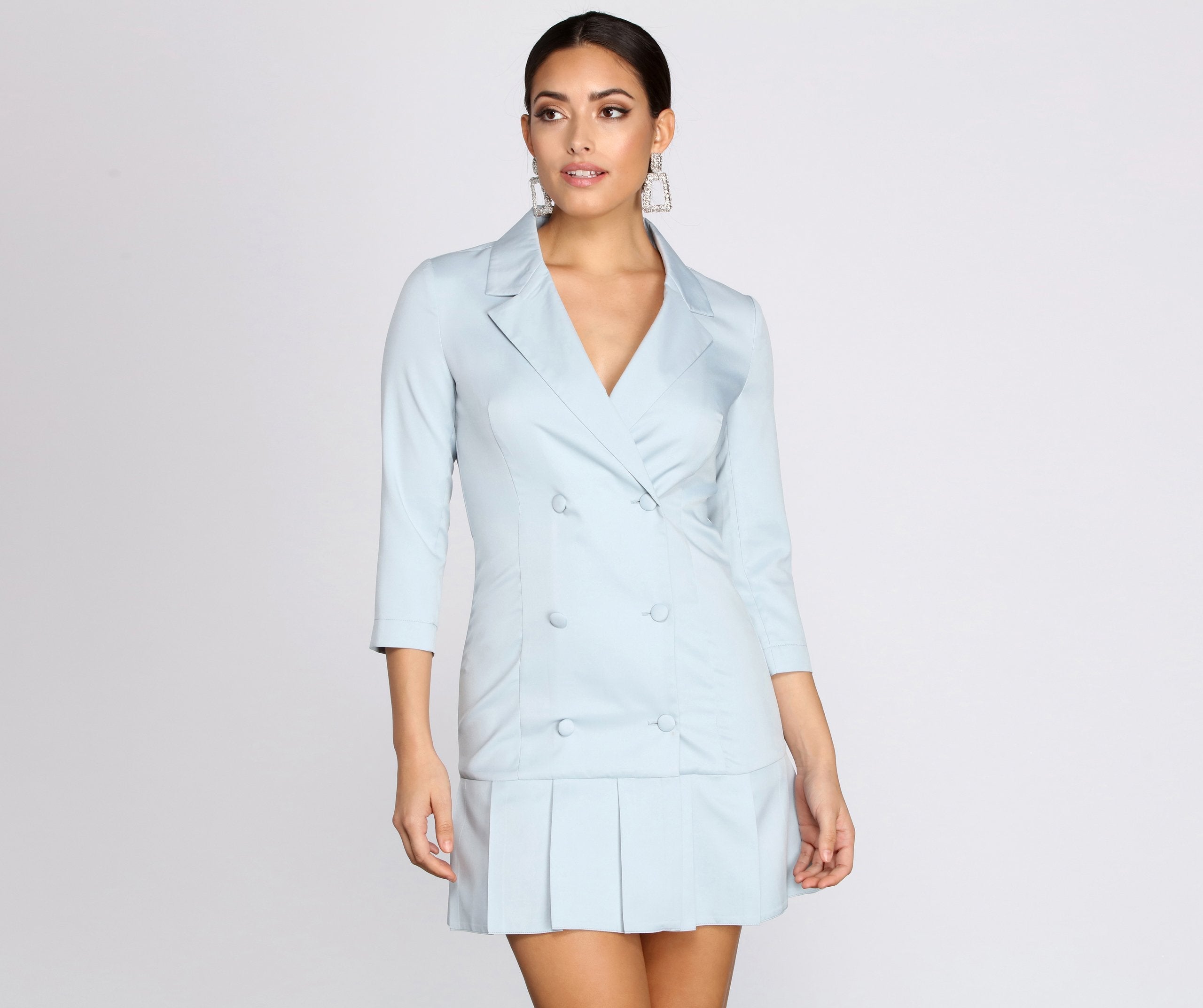 Back To Business Trench Dress - Fashionpara