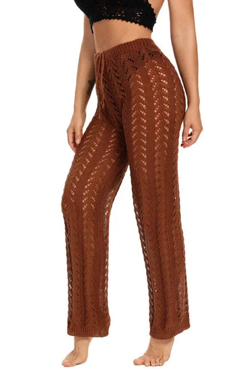 Boho Crochet Trousers