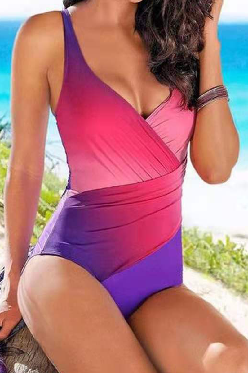 Sexy Color Lump Patchwork Swimwears(3 Colors)