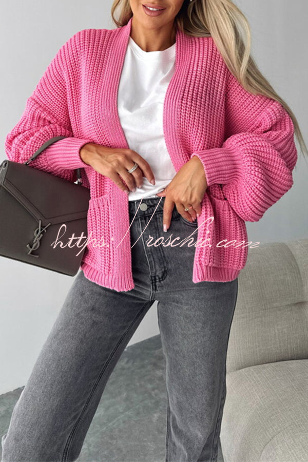 Coad Knitted Pocket Long Sleeved Cardigan