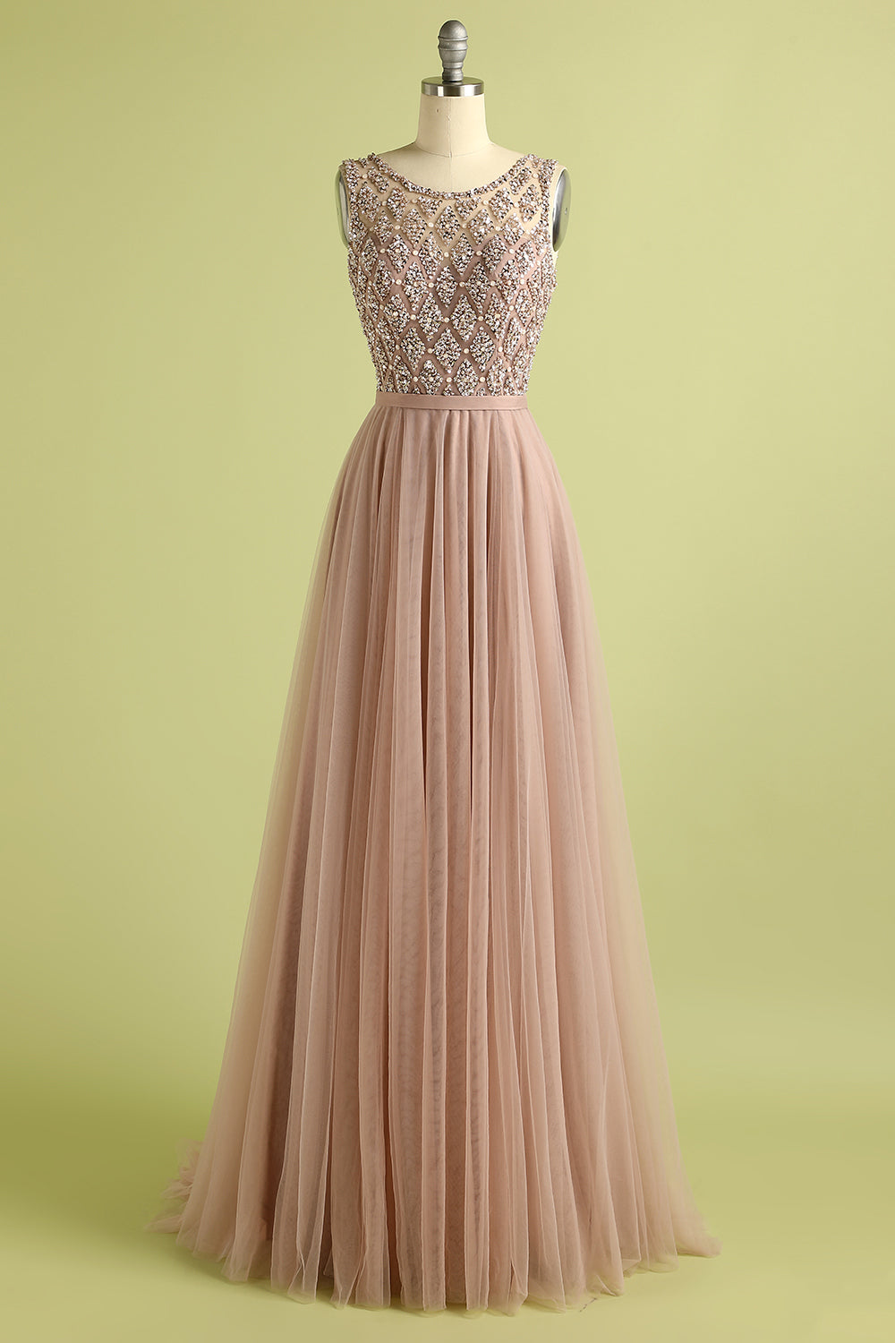 Tulle Beading Prom Dress