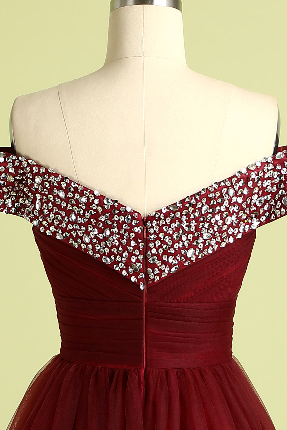 Burgundy Ball Gown