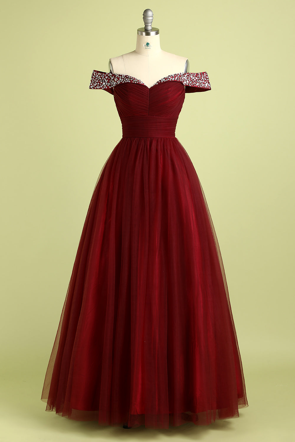 Burgundy Ball Gown