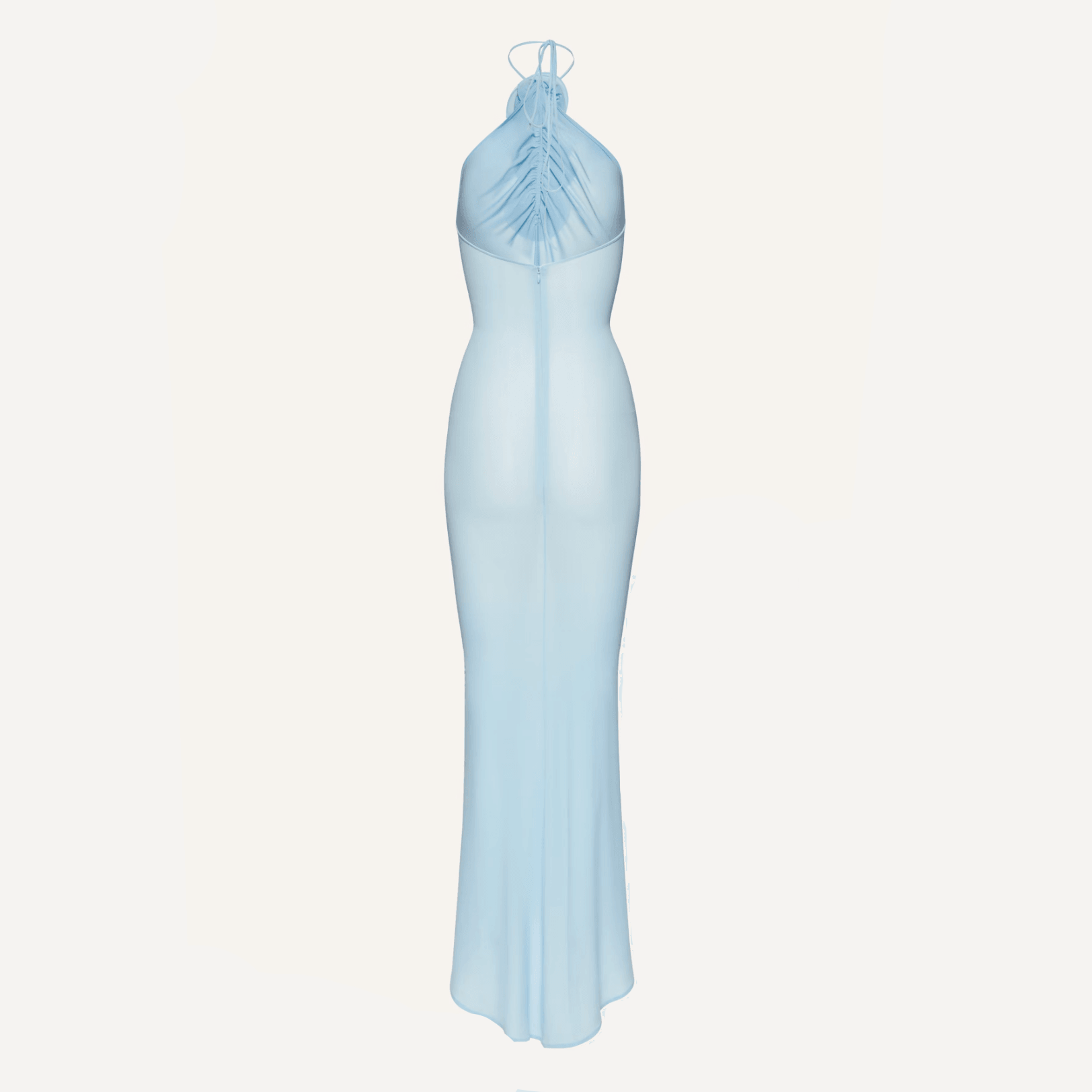 Color Me Blue Mesh Maxi Dress