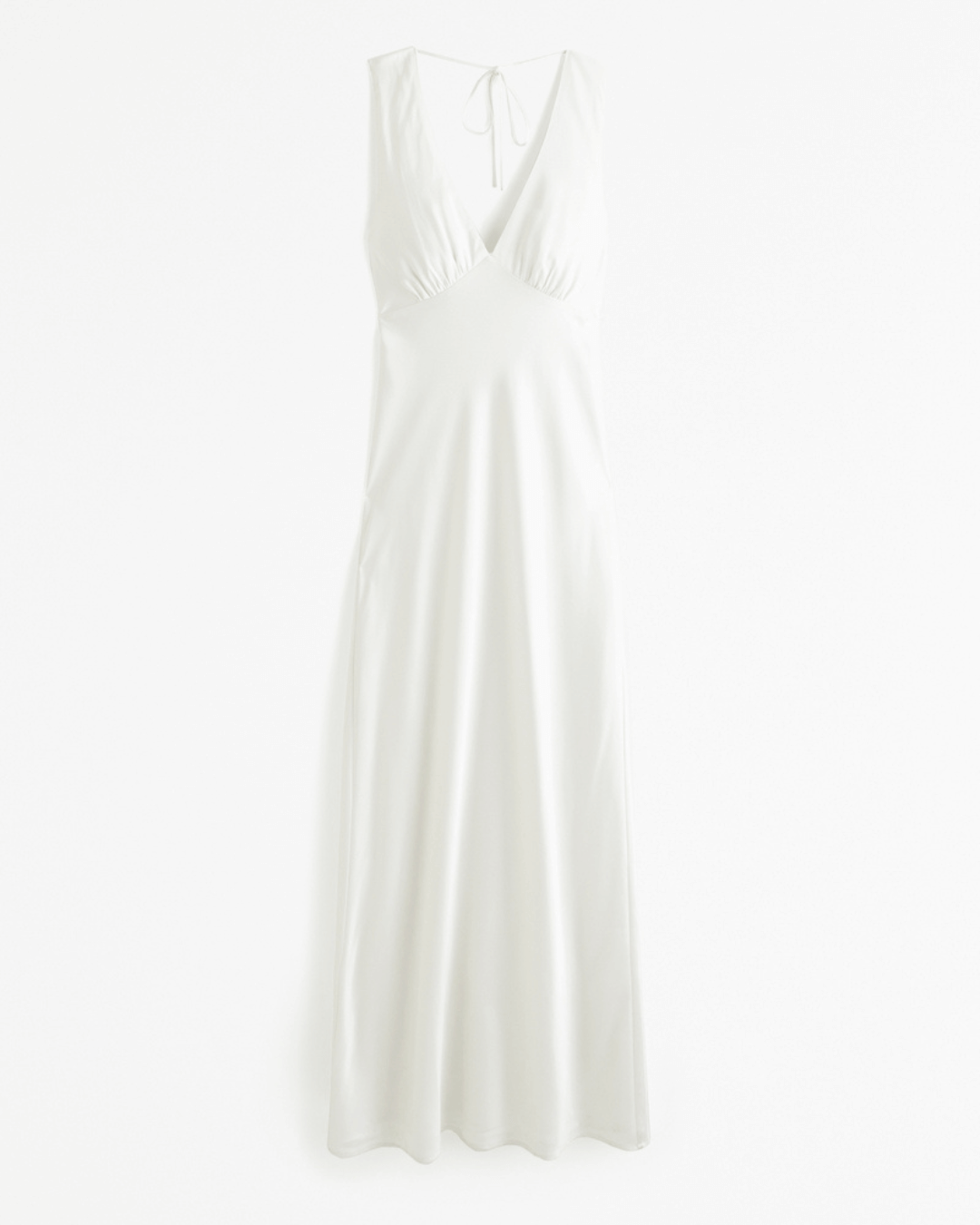 Plunge Cowl Back Maxi Dress - Fashionpara