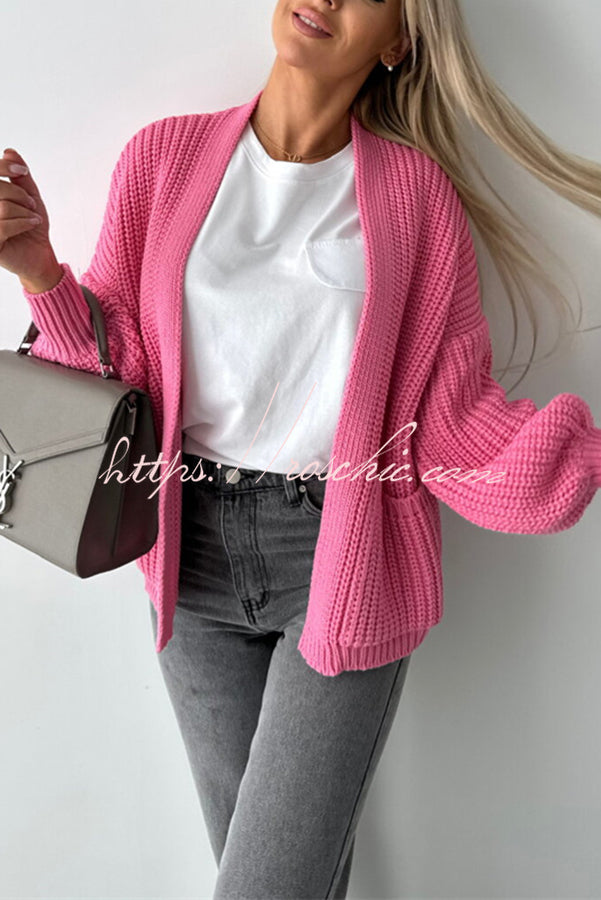 Coad Knitted Pocket Long Sleeved Cardigan