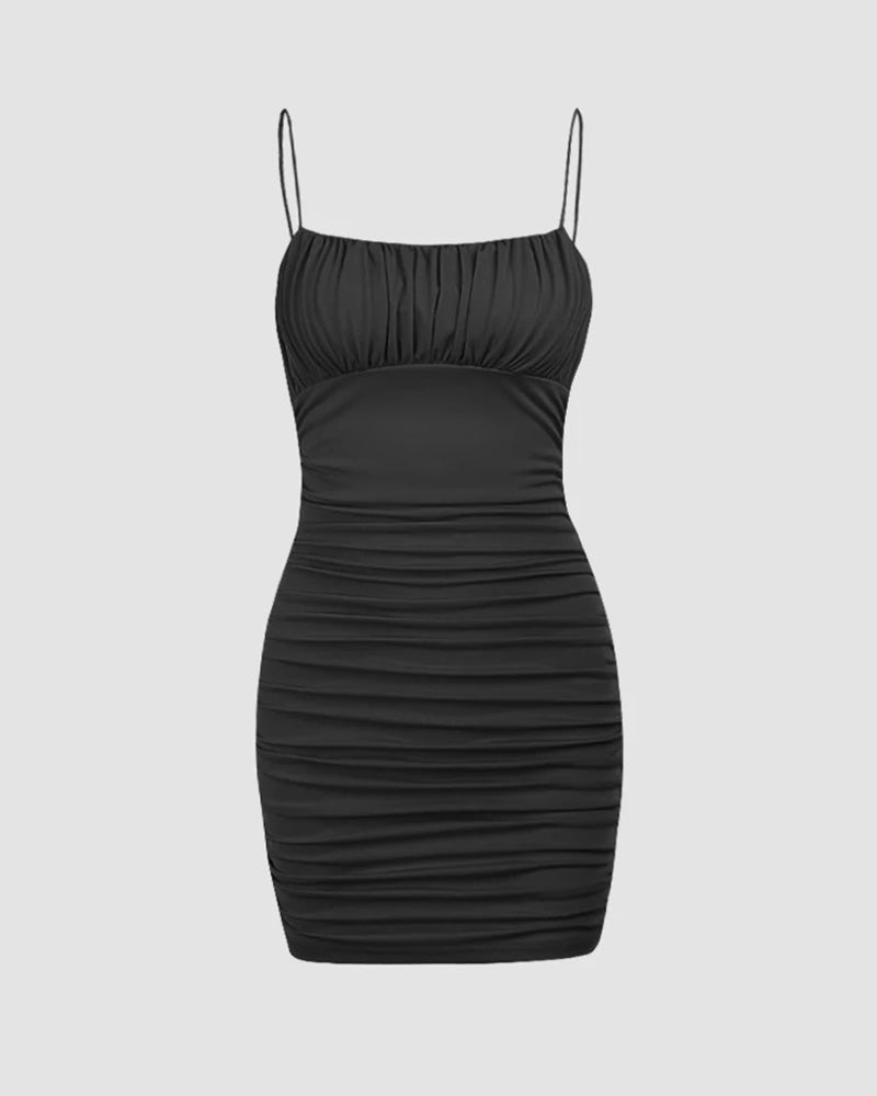 Enchantress Ruched Dress - Fashionpara