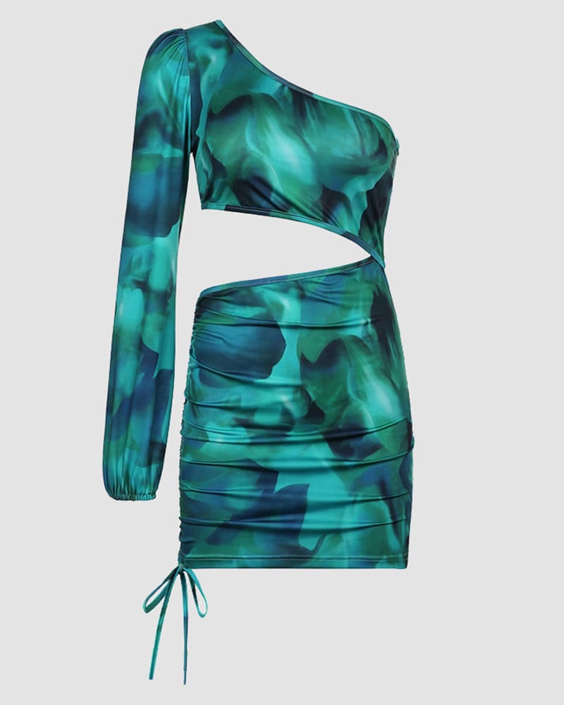 Emerald City Slice Dress - Fashionpara