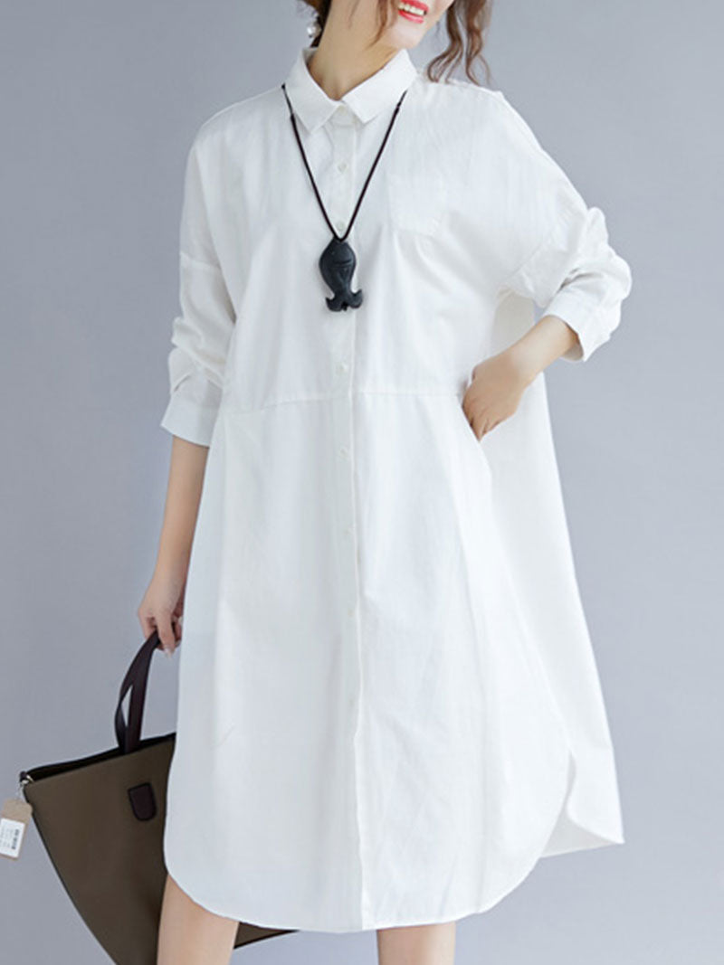 Show it off Shirt Dress - Fashionpara