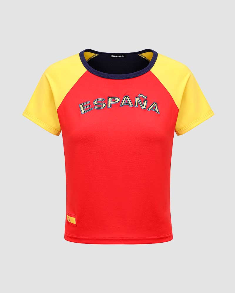 Espana Raglan Sports Top - Fashionpara