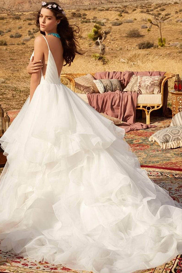 A-line Off-the-shoulder Bridal Gown Tulle Lace Elegant