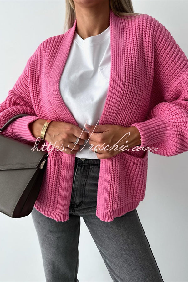 Coad Knitted Pocket Long Sleeved Cardigan