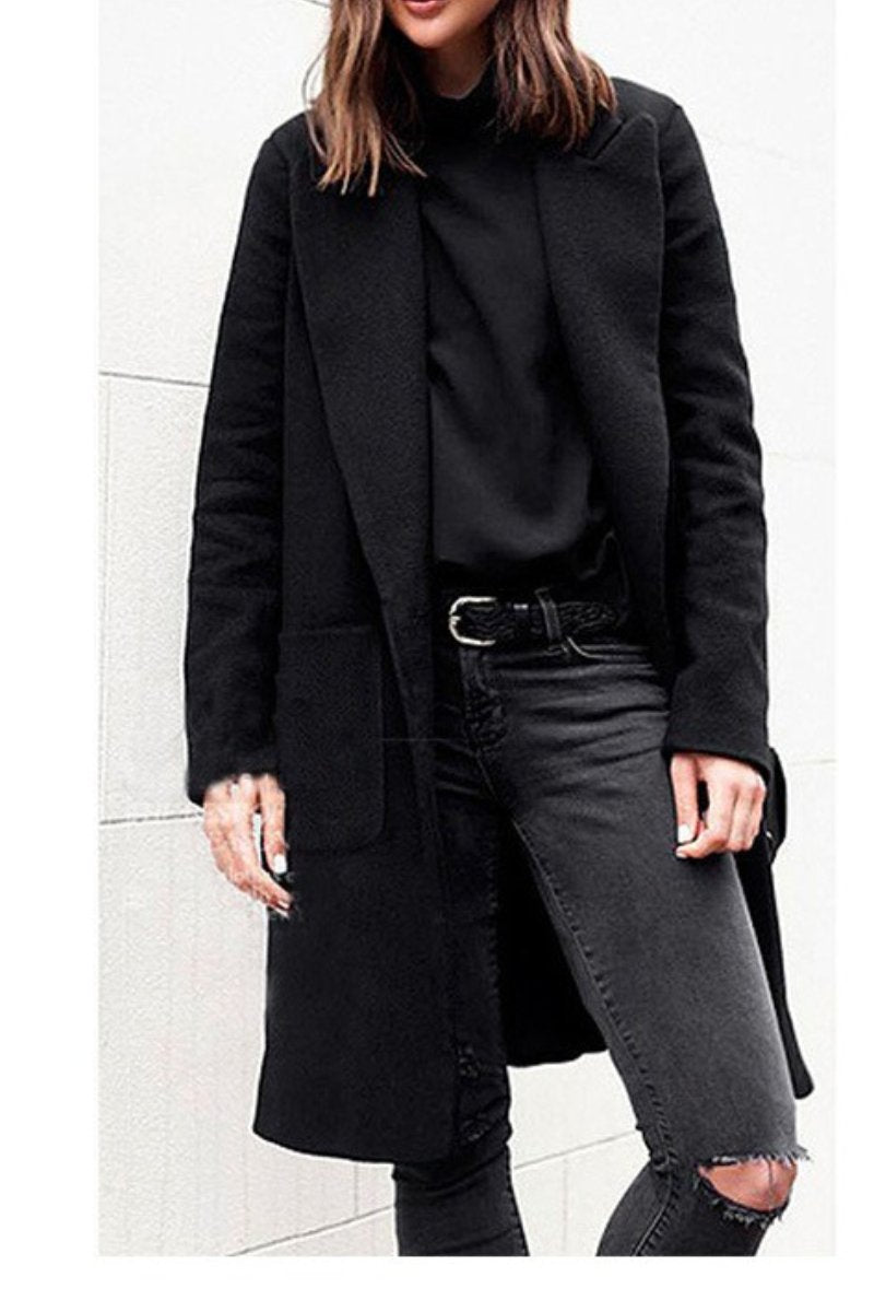 Fashion Woolen coat long coat