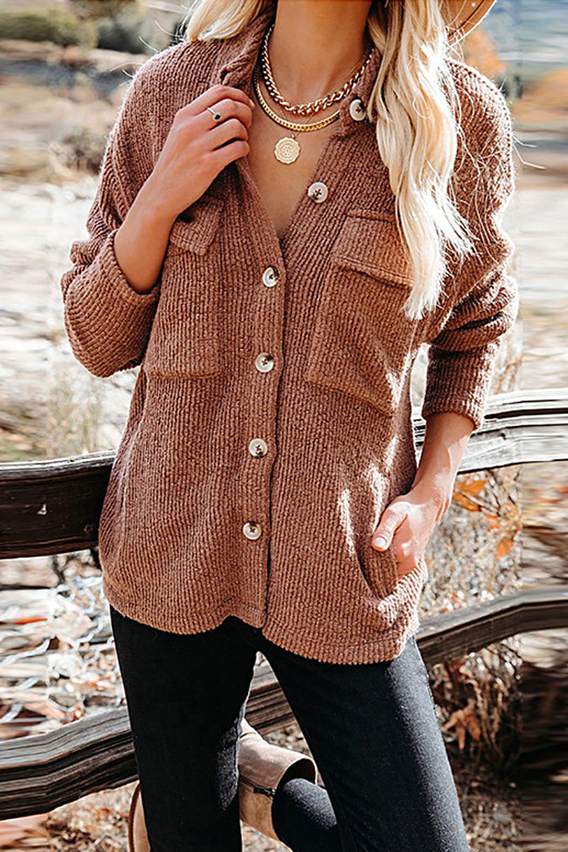 Casual Loose Solid Coat