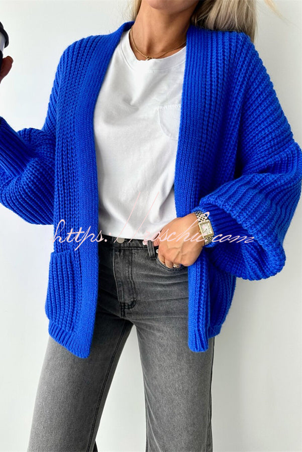 Coad Knitted Pocket Long Sleeved Cardigan