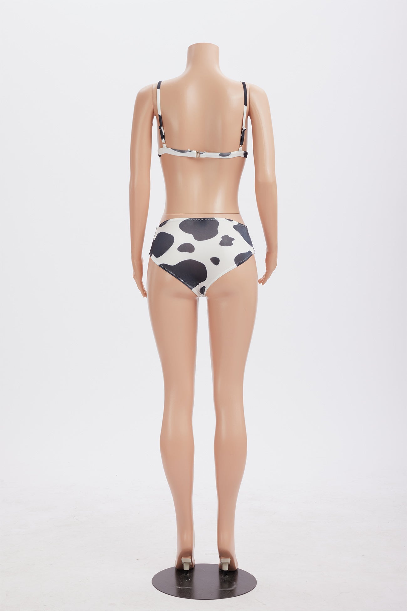 Cow Print Two Piece Bikini Outfits