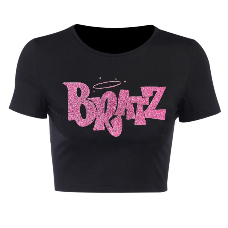 Bratz Black Crop Top