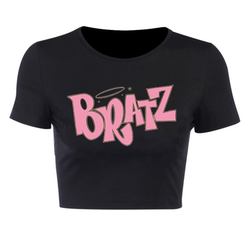 Bratz Black Crop Top