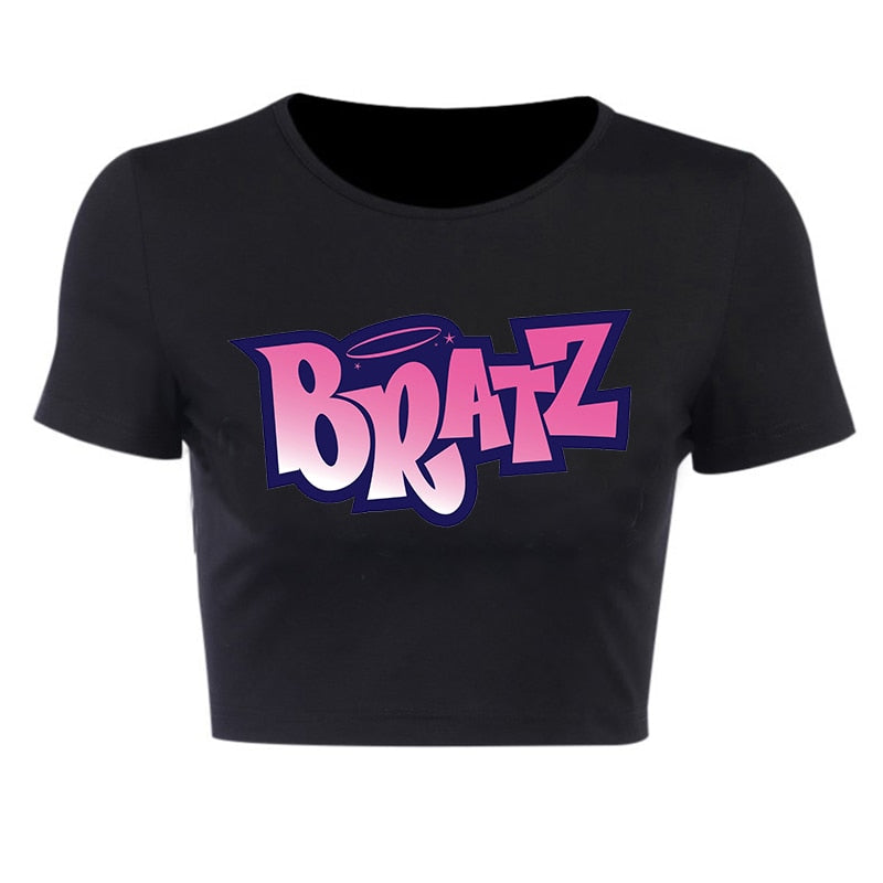 Bratz Black Crop Top