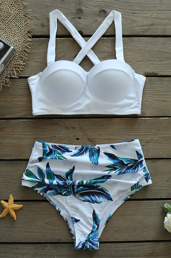 Push Up High Waist Bikini Set