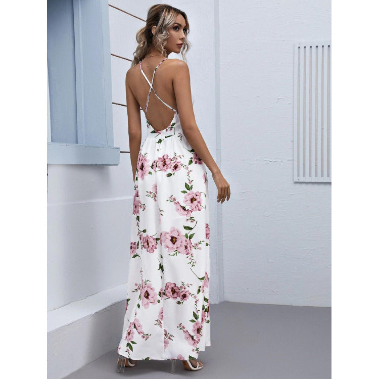 Julian Floral Chiffon A-Line Dress - Fashionpara