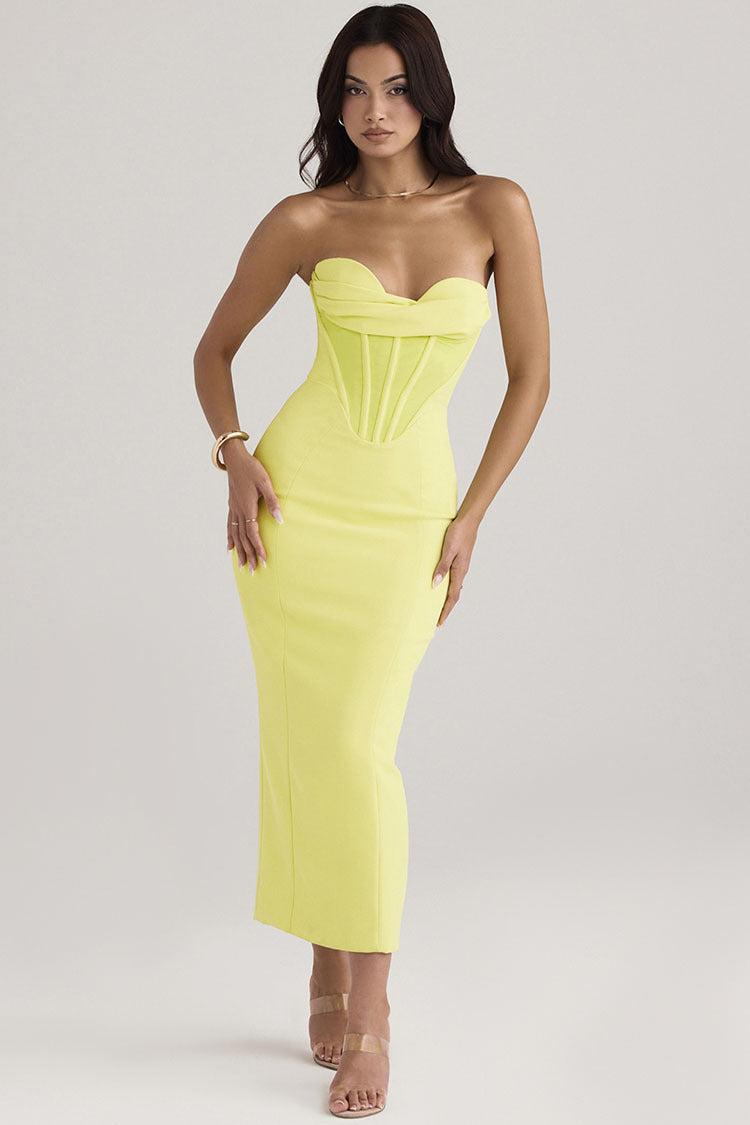 Serena Strapless Wrap Gown - Fashionpara