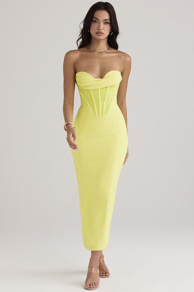 Serena Strapless Wrap Gown - Fashionpara