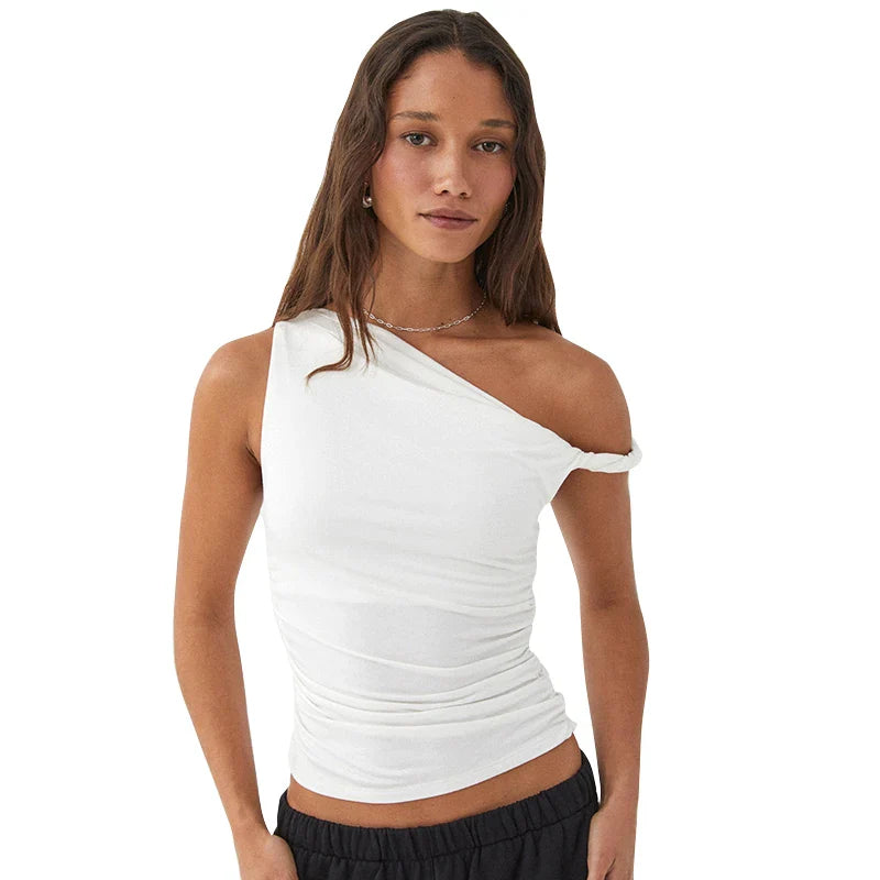 'One Off Should' Ruched Top