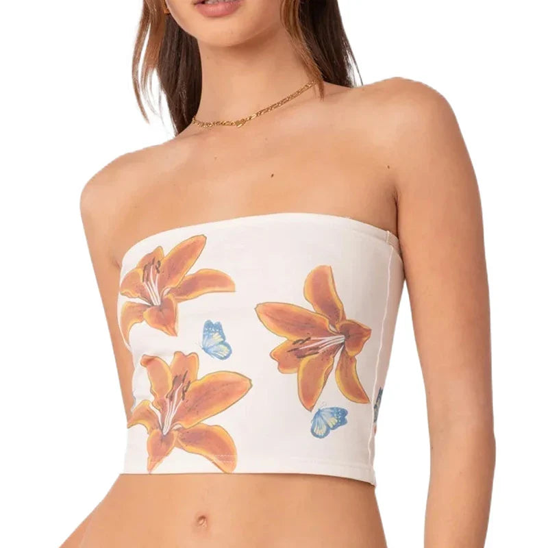 Paradise Bloom Mini Tube Top