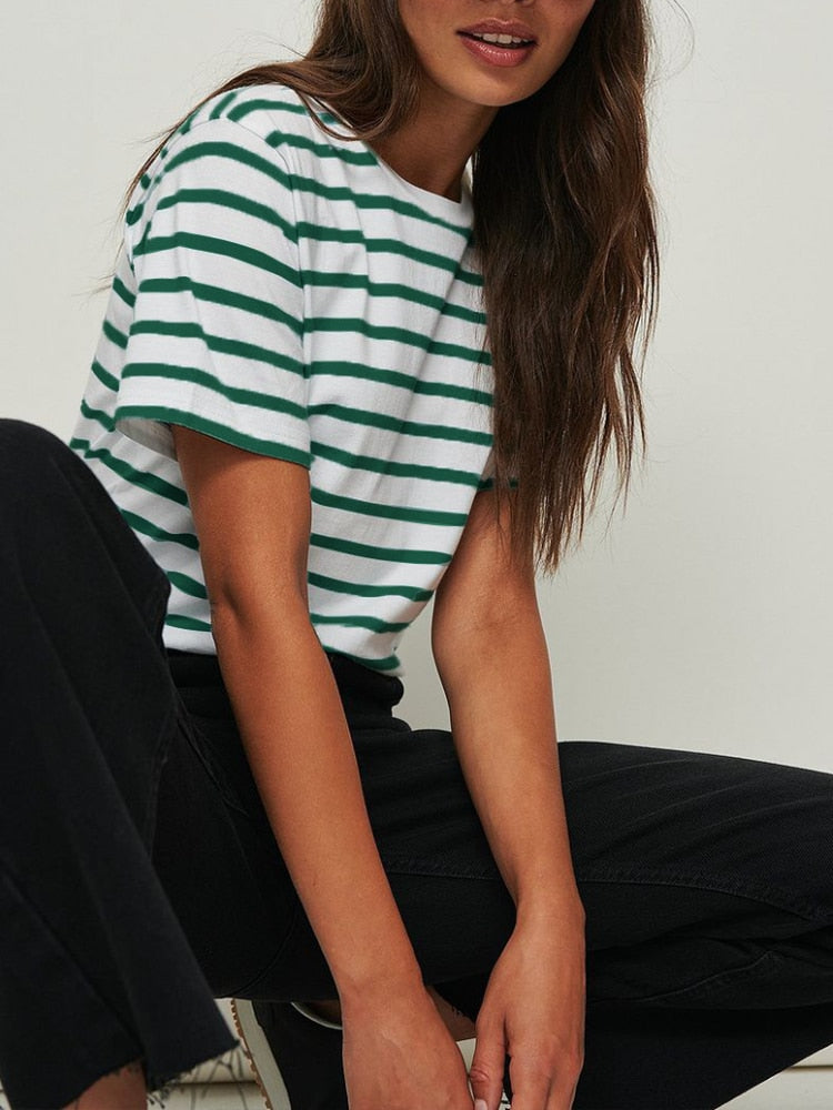 Wren Striped Loose Top