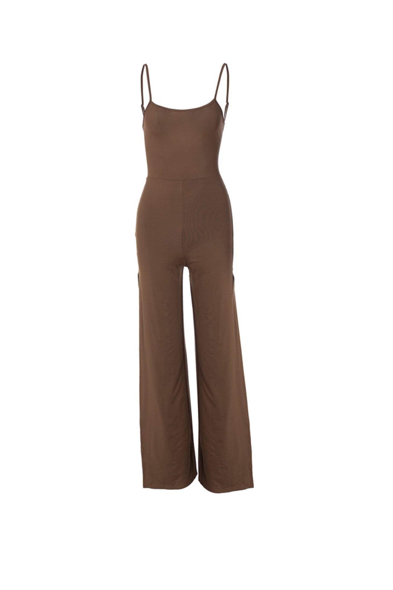 Tie-back Side Slit Cami Jumpsuits