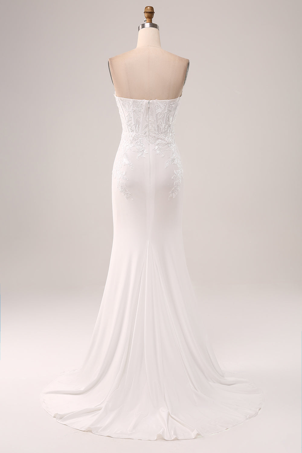 Ivory Strapless Mermaid Wedding Dress