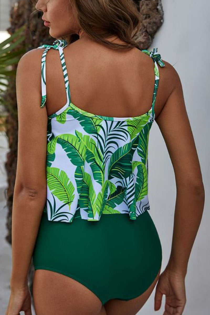 Printed  Two Pieces  Swimsuit ( 7 Colors)