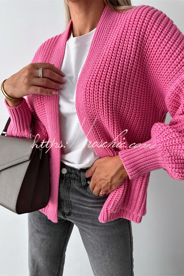 Coad Knitted Pocket Long Sleeved Cardigan