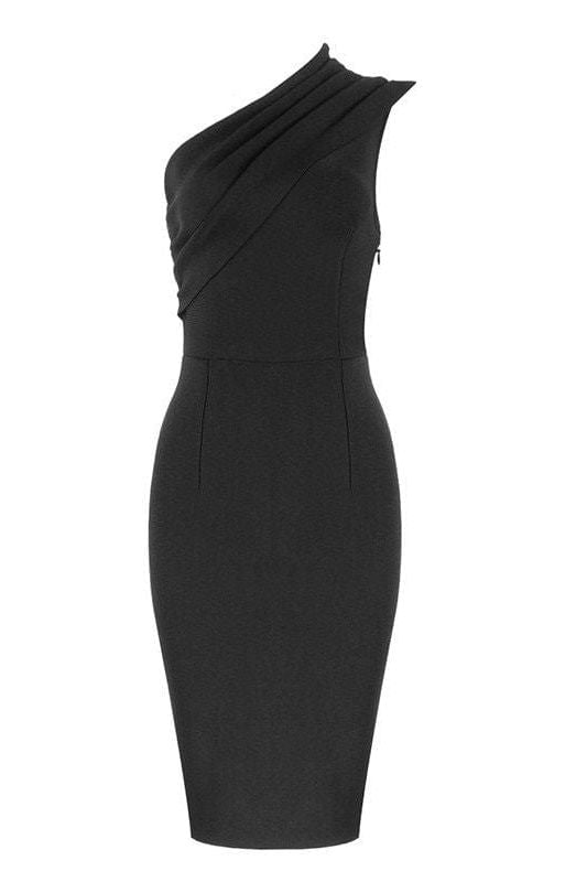 Ally Bodycon Dress - Classic Black - Fashionpara