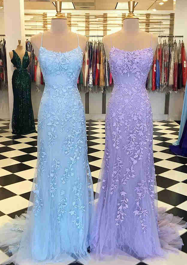 Amazing Laced Prom Dress/Evening Dress with Crystal and Mermaid/Trumpet Scoop Neck Sleeves